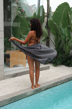 Logo silk cotton sarong