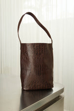 Croc chocolate Bucket Bag