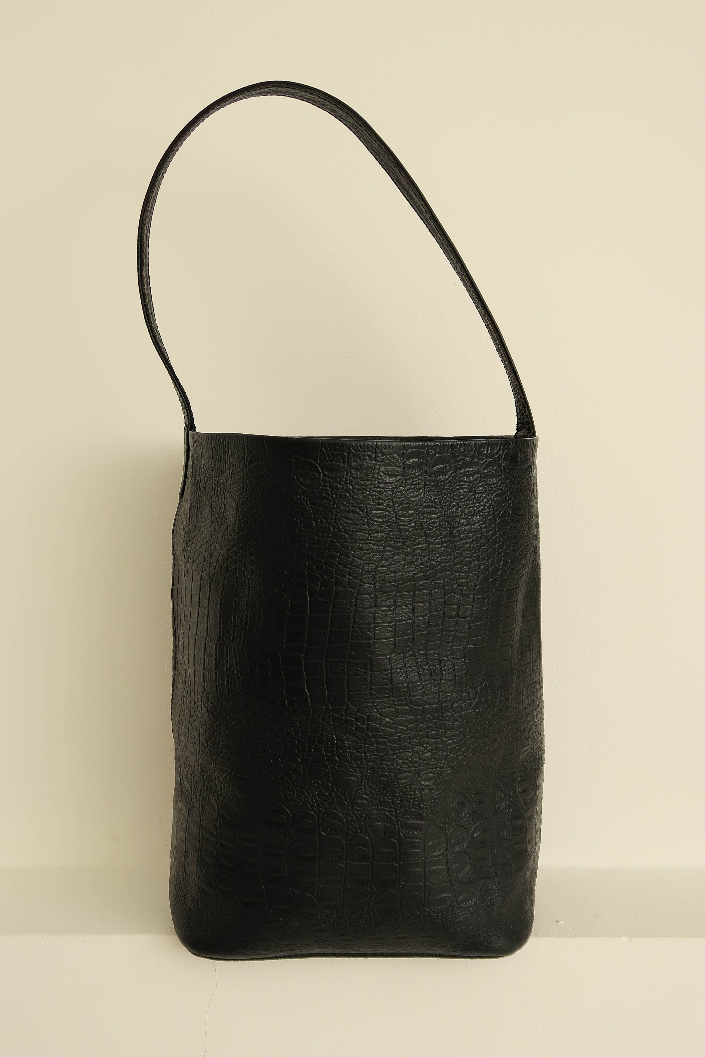 Croc Black Bucket Bag
