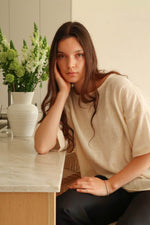 Oversized Tee - butter