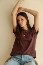 Gimme tee - choc slub