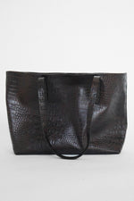 Croc Tote - choc