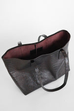 Croc Tote - choc