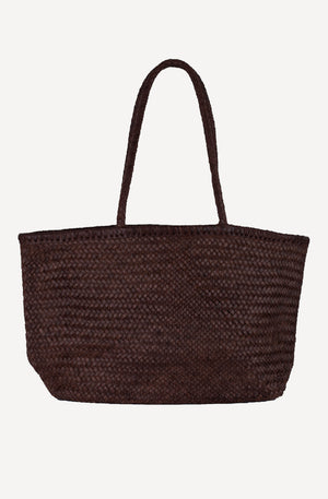 Large woven brown bag